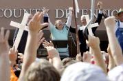 There will be other polarizing figures like Kim Davis taking center stage in 2016. (CNS photo/Chris Tilley, Reuters)