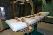 The death chamber table is seen in 2010 at the state penitentiary in Huntsville, Texas. (CNS photo/courtesy Jenevieve Robbins, Texas Department of Criminal Justice handout via Reuters) 
