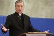 Cardinal Blase J. Cupich of Chicago at a press conference in Chicago on April 4. (CNS photo/Karen Callaway, Chicago Catholic)