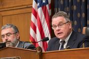 Rep. Chris Smith, R-N.J., speaks during a hearing on genocide in Iraq and Syria held on Oct. 3 on Capitol Hill in Washington. Smith, who is senior member of the House Foreign Affairs Committee, chaired the hearing. (CNS photo/Erin Granzow, House Office of Photography)