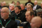 Bishops attend the fall general assembly of the U.S. Conference of Catholic Bishops in Baltimore Nov. 11, 2019. (CNS photo/Bob Roller) 