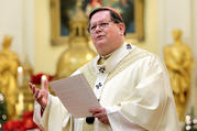 Cardinal Gerald C. Lacroix of Quebec is pictured at the Cathedral-Basilica of Notre-Dame de Quebec Dec. 29, 2019. (CNS photo/Philippe Vaillancourt, Presence)