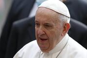 Pope Francis is pictured at the Vatican on June 9, 2021. (CNS file photo/Paul Haring)