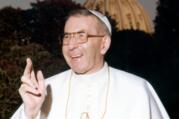 Pope John Paul I is pictured at the Vatican in 1978 during his short time as pontiff