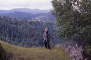 Father Henri Nouwen is seen during a 1996 visit to Guerneville, Calif. (CNS photo/Kevin F. Dwyer, courtesy John M. Kelly Library)