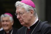 Bishop Lucas Van Looy of Ghent, Belgium, was among 21 new cardinals named by Pope Francis on May 29, 2022. Bishop Van Looy is pictured in a Oct. 14, 2015 photo. (CNS photo/Paul Haring)