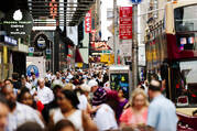 Midtown New York during rush hour. (iStock)