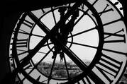 View from inside tower clock