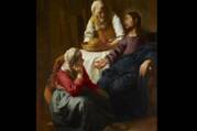 Painting of Jesus with Martha and Mary