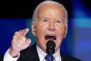U.S. President Joe Biden speaks at the Democratic National Convention in Chicago on Aug. 19, 2024. (OSV News photo/Kevin Lamarque, Reuters)
