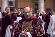 Ralph Fiennes in a scene from "Conclave" (Focus Features via AP)