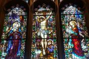 Crucifixion Window, St. Mary's Chapel, Boston College