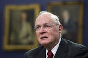 In this March 23, 2015, file photo, Supreme Court Associate Justice Anthony Kennedy testifies before a House Committee on Appropriations Subcommittee on Financial Services hearing on Capitol Hill in Washington. (AP Photo/Manuel Balce Ceneta, File)