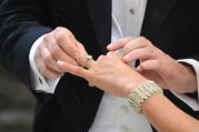 A couple gets married in Stockholm, Sweden, in this 2013 file photo. (CNS photo/Fredrik Sandberg, EPA) 