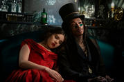 Hailee Steinfeld and Wiz Khalifa in “Dickinson.” 