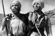 Promotional photograph of John Clements and Ralph Richardson in the 1939 film, The Four Feathers