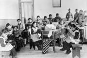 An Indian Residential school run by the church in the Northwest Territories, year unknown. Credit: Canada. Dept. of Mines and Technical Surveys / Library and Archives Canada