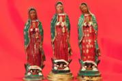Personal property such as these figurines of Our Lady of Guadalupe are considered "non-essential" and confiscated from detained migrants. (Courtesy of Tom Kiefer)