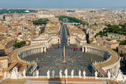 Saint Peter's Square in Vatican City. (Photo by David Iliff/Wikipedia Commons) 
