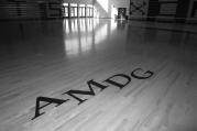 Gym floor, Xavier College Preparatory (Palm Desert, CA).