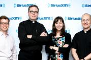 Tim Reidy, Matt Malone, S.J., Kerry Weber and James Martin, S.J. 