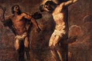 Christ and the Good Thief, Titian 1566