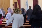 Assyrian Christians attend a service at St. Georges Assyrian Church of the East in Beirut, March 11 (CNS photo/Doreen Abi Raad). 