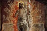 The Risen Christ is depicted in the painting "Resurrection" by 15th-century Italian master Andrea Mantegna (CNS/Bridgeman Images).