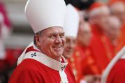 Archbishop Joseph W. Tobin of Indianapolis is seen June 29, 2013, at the Vatican. (CNS photo/Paul Haring) 