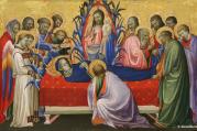 Gherardo di Jacopo (Starnina), The Dormition of the Virgin, 1401-1405, Tempera on panel (Art Institute of Chicago)