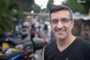 Father Luciano Feloni, an Argentine priest in Caloocan City, Philippines, poses for a photo Aug. 28. He is leading an effort to rehabilitate drug users rather than leave them vulnerable to a series of extrajudicial killings. (CNS photo/Paul Jeffrey)