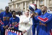 Whose got time for some b-ball? Francis says yes after Sunday Mass and time with family and friends.