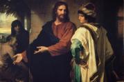 "Christ and the Rich Young Ruler" by Heinrich Hofmann. Courtesy of Wikipedia. 