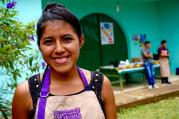 Angelita, age 18, at the Nuevo Eden coffee cooperative in San Marcos, Guatemala, Oct. 5, 2016