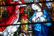 Annunciation window, Our Lady Star of the Sea Church, Cape May, NJ