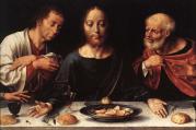 Detail of the Last Supper by Joos van Cleve, 1520