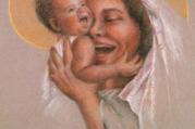"Laughing Madonna," shared with America by Jan Peters. 