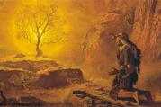 Moses and the Burning Bush by Arnold Friberg