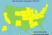 Only 17 states came out ahead from state-to-state moves in 2014-15.