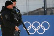 Russian security forces patrol the streets as preparations continue for the 2014 Sochi Winter Olympics. (Sergei Karpukhin/Reuters)