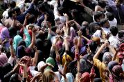 Pakistani Christians carry a coffin of a church bombing victim in Lahore, Pakistan, March 17. 