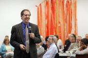 Joe Paprocki leads a session at the 38th annual National Association of Lay Ministry conference held at Catholic Theological Union in Chicago, June 3. 