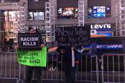 Protests near Times Square, New York, Dec. 3 (photo by Olga Segura). 