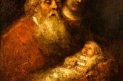 Simeon's Song of Praise by Rembrandt (1669)