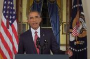 President Barack Obama prepares to address the nation on September 10 (White House photo).