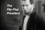 An imagined ad by George McClellan against Abraham Lincoln in the 1964 presidential campaign.