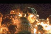 Washington may crumble in less dramatic fashion than depicted in the film "Independence Day." 