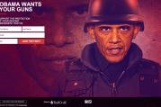 With this kind of imagery fueling suspicion of the federal government, President Obama is understandably cautious about the "stand-off" in Oregon. (Image from support.tedcruz.org)