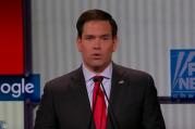 In his closing statement, Marco Rubio accused Barack Obama of "dimming" America's light.