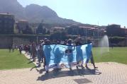 Protest at the University of Cape Town calling for student fees and debts to be lowered, one of a number of such protests across South Africa on Oct. 20, 2015. Photo by Discott